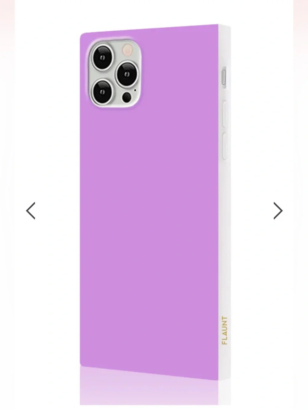 Brand New Flaunt Square Lavender iPhone 13 Pro Phone Case